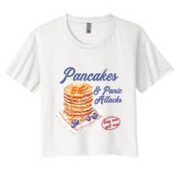 Pancakes And Panic Attacks Crop Top