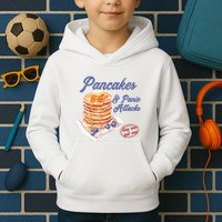 Pancakes And Panic Attacks Kids Hoodie