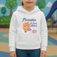 Pancakes And Panic Attacks Kids Hoodie