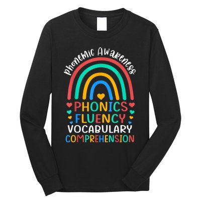 Phonemic Awareness Phonics Fluency Vocabulary Comprehension Long Sleeve Shirt