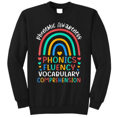 Phonemic Awareness Phonics Fluency Vocabulary Comprehension Sweatshirt