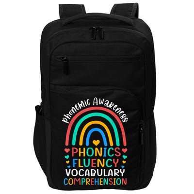 Phonemic Awareness Phonics Fluency Vocabulary Comprehension Impact Tech Backpack