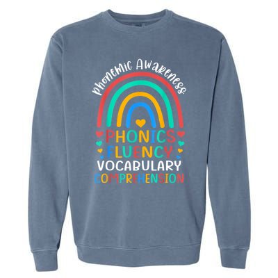 Phonemic Awareness Phonics Fluency Vocabulary Comprehension Garment-Dyed Sweatshirt