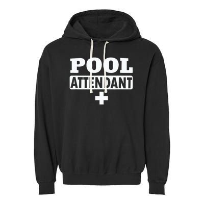 Pool Attendant Garment-Dyed Fleece Hoodie