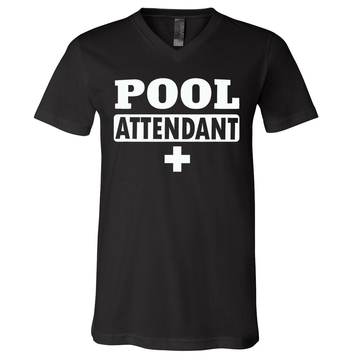 Pool Attendant V-Neck T-Shirt