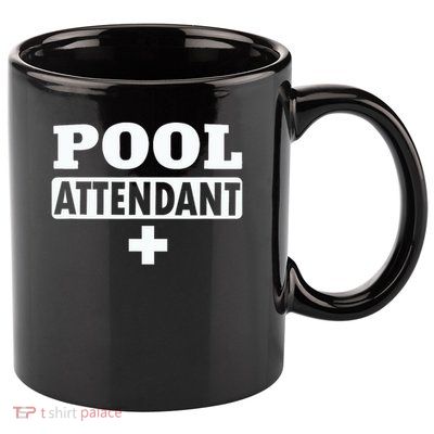 Pool Attendant 11oz C Handle Ceramic Mug