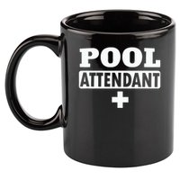 Pool Attendant 11oz C Handle Ceramic Mug