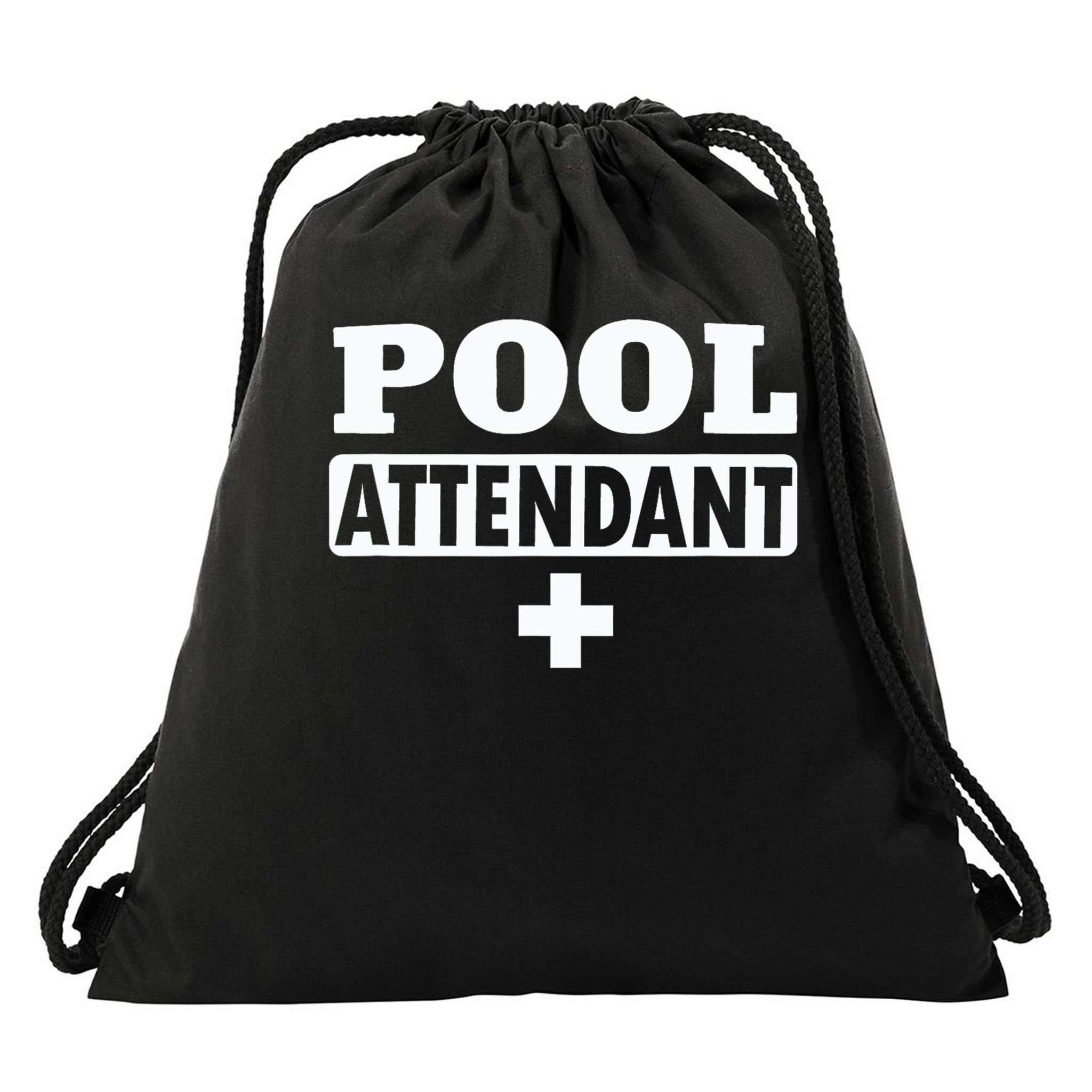 Pool Attendant Drawstring Bag