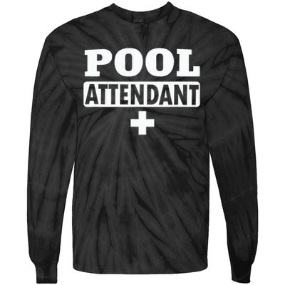 Pool Attendant Tie-Dye Long Sleeve Shirt