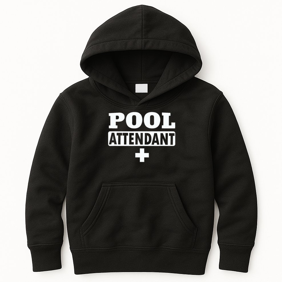 Pool Attendant Kids Hoodie