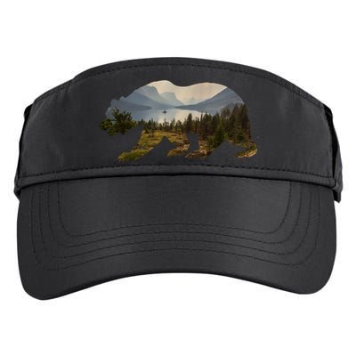 Preserve And Protect Vintage National Park Bear Wildlife Meaningful Gift Adult Drive Performance Visor