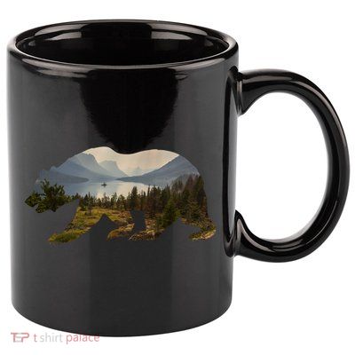 Preserve And Protect Vintage National Park Bear Wildlife Meaningful Gift 11oz C Handle Ceramic Mug