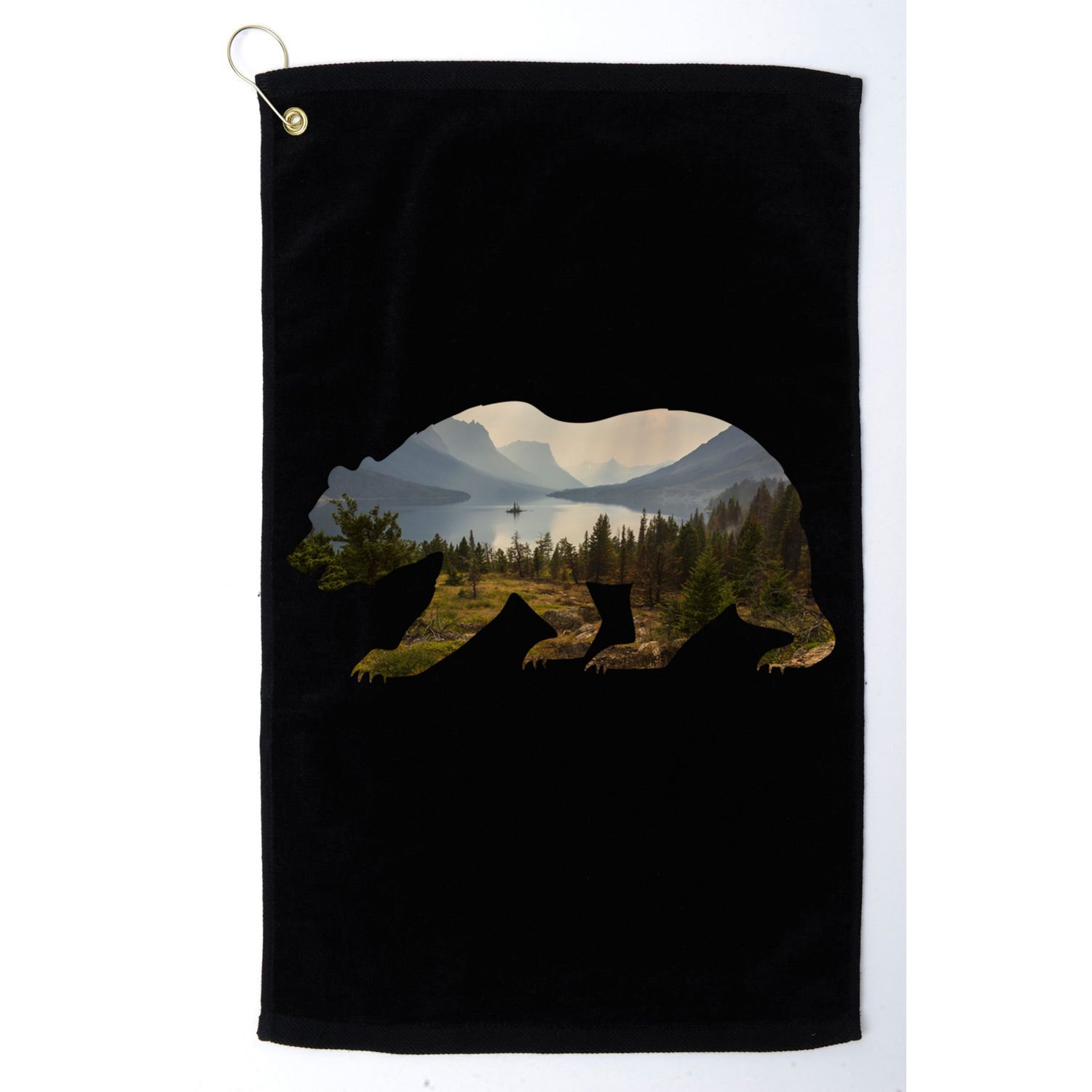 Preserve And Protect Vintage National Park Bear Wildlife Meaningful Gift Golf Towel