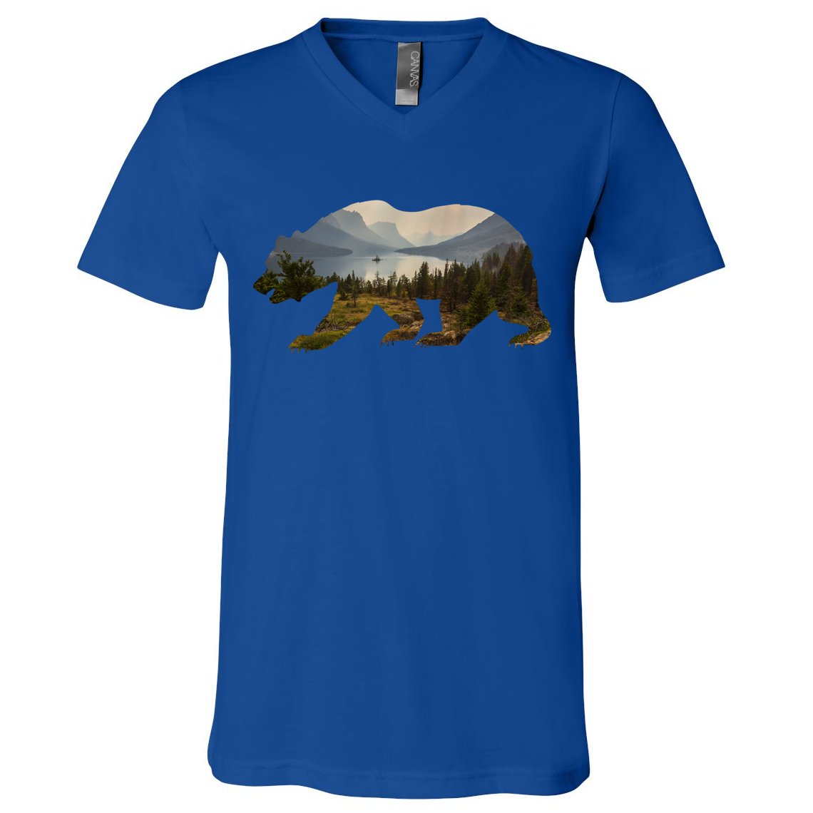 Preserve And Protect Vintage National Park Bear Wildlife Meaningful Gift V-Neck T-Shirt