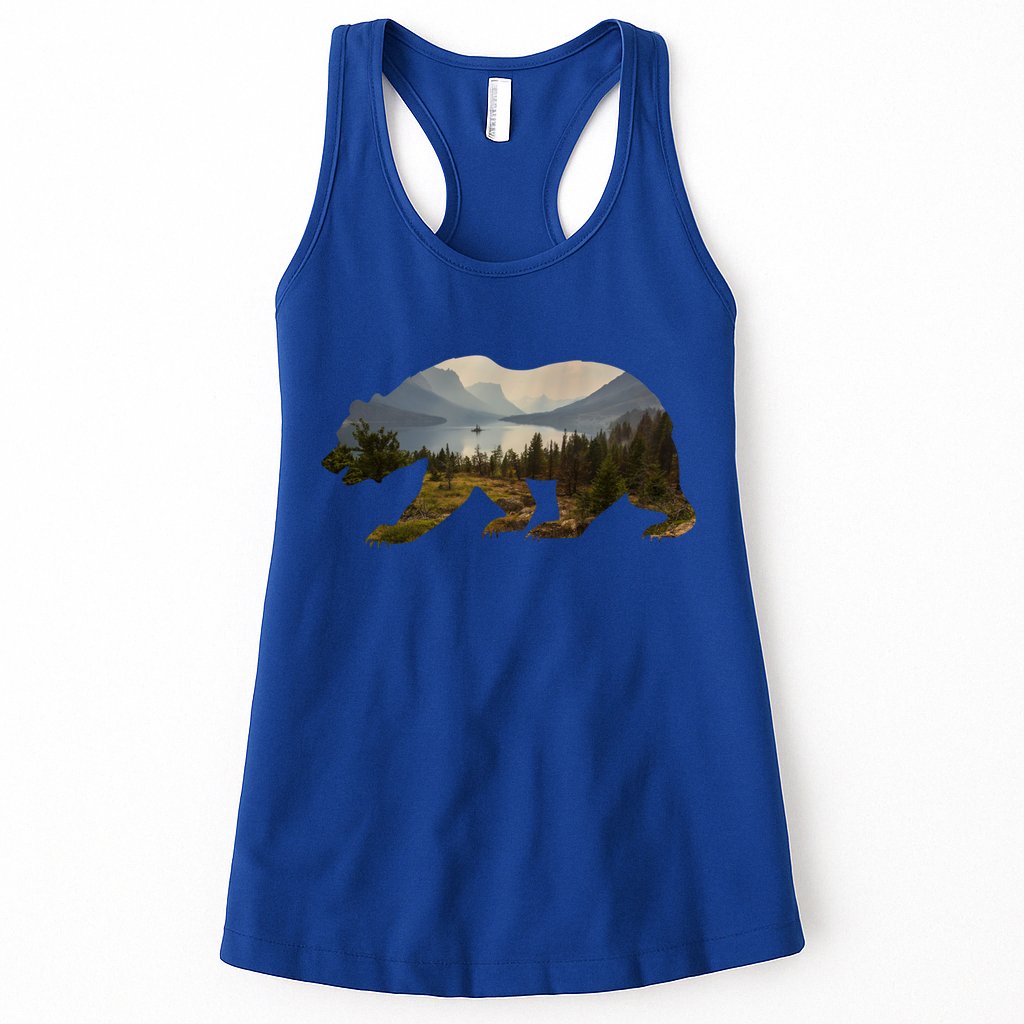 Preserve And Protect Vintage National Park Bear Wildlife Meaningful Gift Womens Tank Top