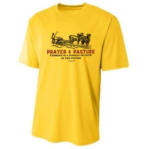 Prayer And Pasture Farmers Wife Gifts Performance Sprint T-Shirt