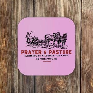 Prayer And Pasture Farmers Wife Gifts Coaster