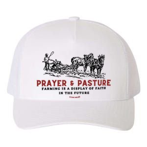 Prayer And Pasture Farmers Wife Gifts Yupoong Adult 5-Panel Trucker Hat