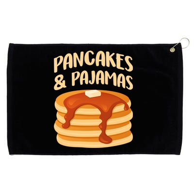 Pancakes And Pajamas Sleepover Sleeping Pancake Day Gift Grommeted Golf Towel