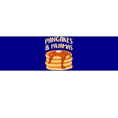 Pancakes And Pajamas Sleepover Sleeping Pancake Day Gift Bumper Sticker