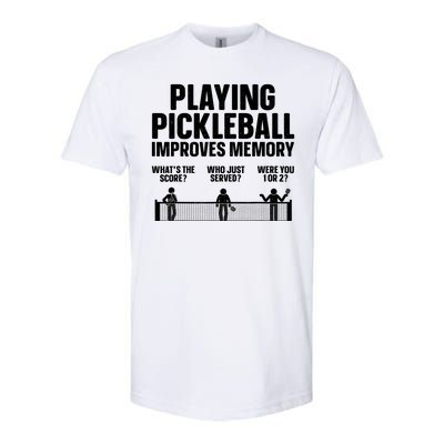 Pickleball Art Paddle Sport Pickleball Lover Softstyle® CVC T-Shirt