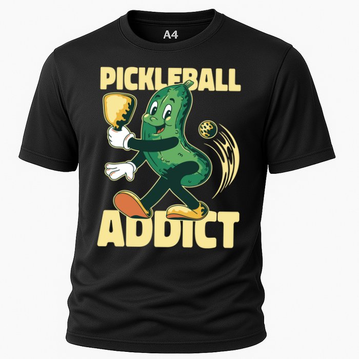 Pickleball Addict Cooling Performance Crew T-Shirt
