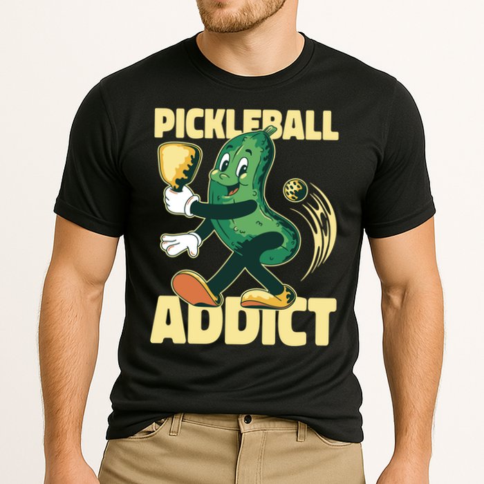 Pickleball Addict Cooling Performance Crew T-Shirt
