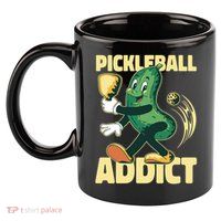 Pickleball Addict 11oz C Handle Ceramic Mug