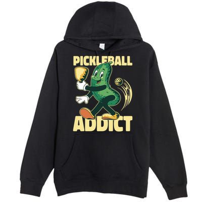 Pickleball Addict Premium Pullover Hoodie