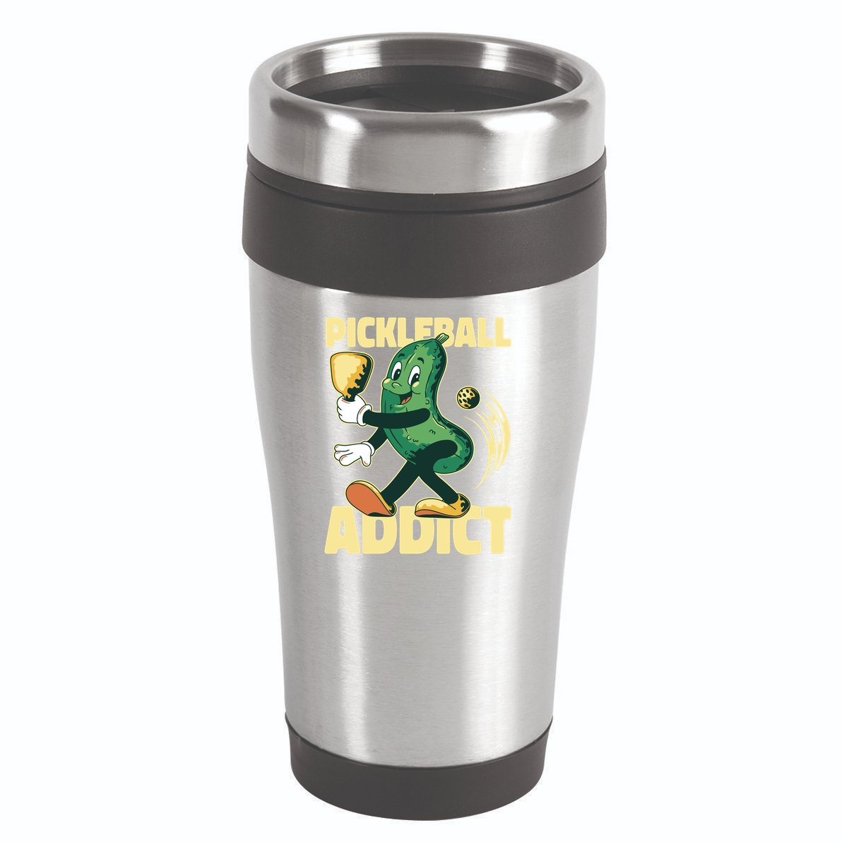 Pickleball Addict 16oz Travel Tumbler