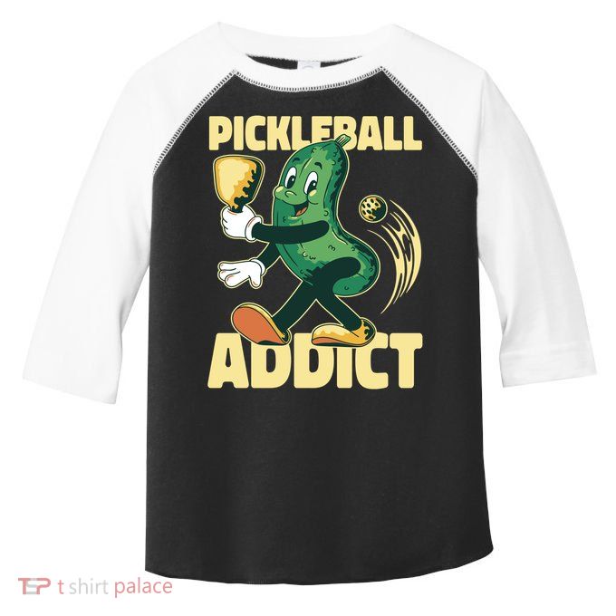 Pickleball Addict Toddler Fine Jersey T-Shirt
