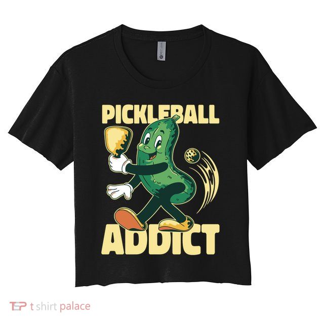 Pickleball Addict Crop Top