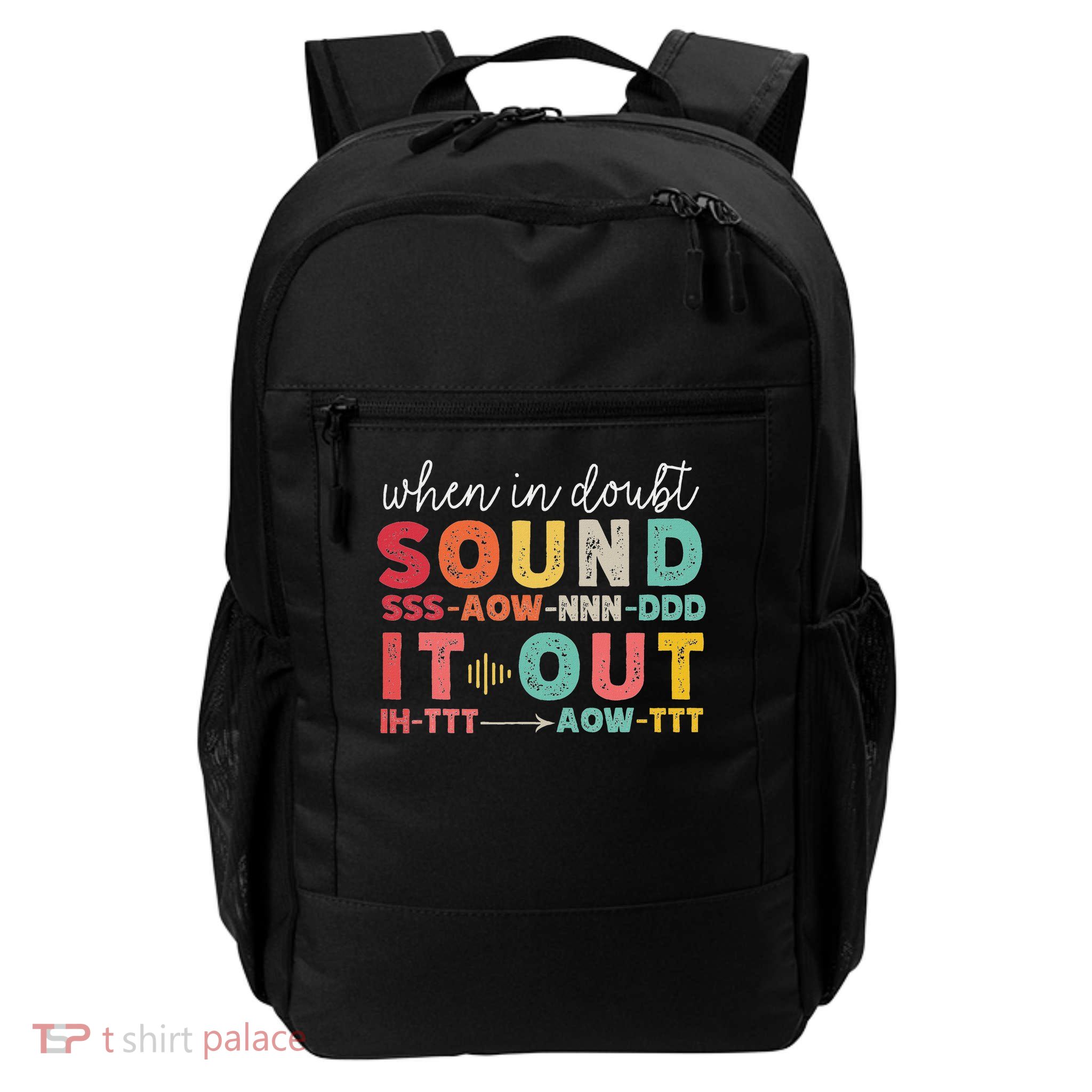 Phonemic Awareness Phonics Teacher Retro Science Of Reading Daily Commute Backpack