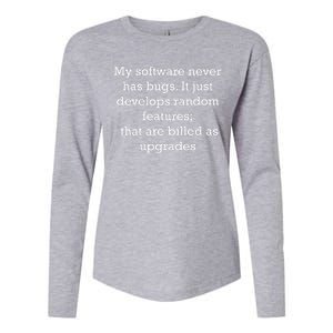 Programmer Attire Premium Womens Cotton Relaxed Long Sleeve T-Shirt