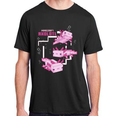 Pink Axolotl Pond Adult ChromaSoft Performance T-Shirt