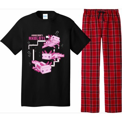 Pink Axolotl Pond Pajama Set