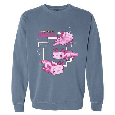 Pink Axolotl Pond Garment-Dyed Sweatshirt