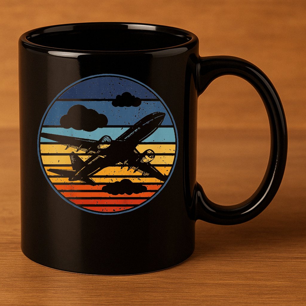Plane Aviation Planes Lover 11oz C Handle Ceramic Mug