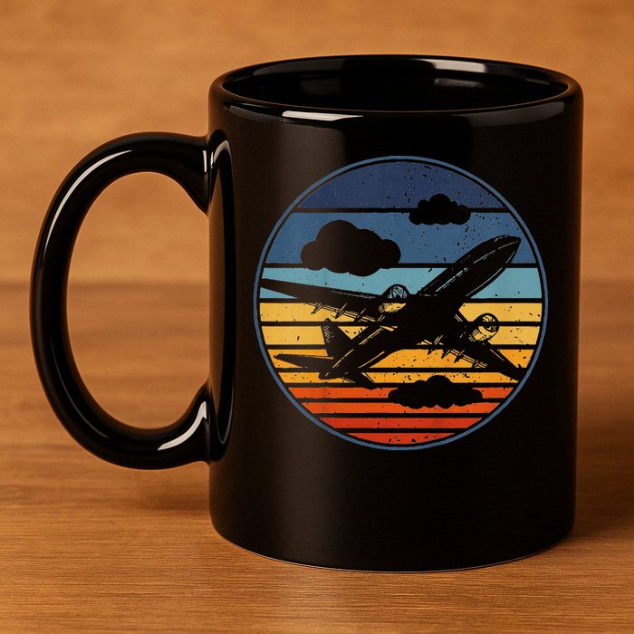 Plane Aviation Planes Lover 11oz C Handle Ceramic Mug