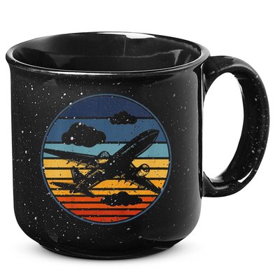Plane Aviation Planes Lover 15oz Campfire Ceramic Mug
