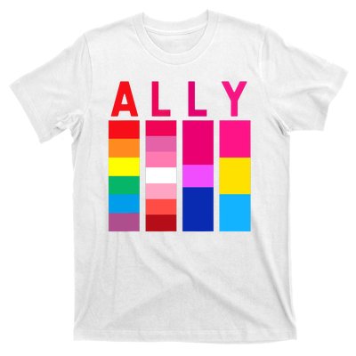 Proud Ally Pride Rainbow LGBT Ally T-Shirt