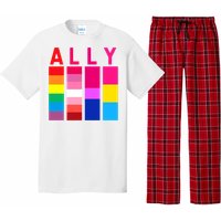 Proud Ally Pride Rainbow LGBT Ally Pajama Set