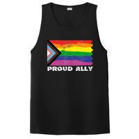 Proud Ally Pride Month LGTBQ Black Pride Flag PosiCharge Competitor Tank