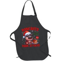 Pancakes And Panic Attacks Funny Moo Deng Pancake Christmas Apron