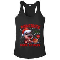 Pancakes And Panic Attacks Funny Moo Deng Pancake Christmas Ladies PosiCharge Competitor Racerback Tank