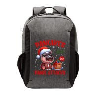 Pancakes And Panic Attacks Funny Moo Deng Pancake Christmas Vector Backpack