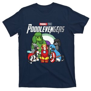 POODLEVENGER Assemble Poodle Super Dog Poodle Dog Lover T-Shirt