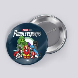 POODLEVENGER Assemble Poodle Super Dog Poodle Dog Lover Button