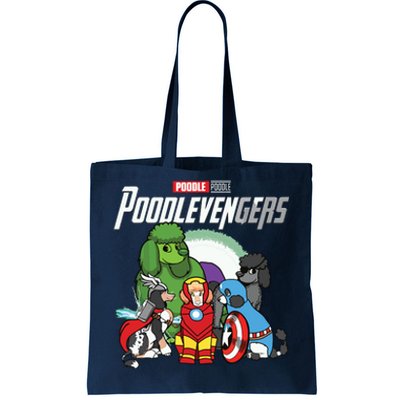 POODLEVENGER Assemble Poodle Super Dog Poodle Dog Lover Tote Bag