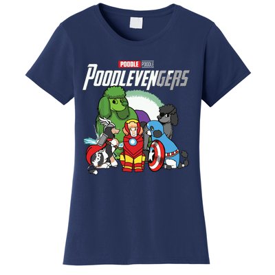 POODLEVENGER Assemble Poodle Super Dog Poodle Dog Lover Women's T-Shirt